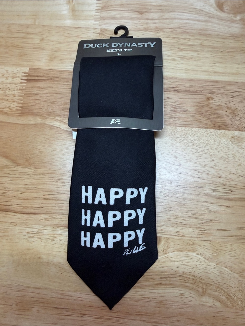 Duck Dynasty Black "Happy" Men's Tie